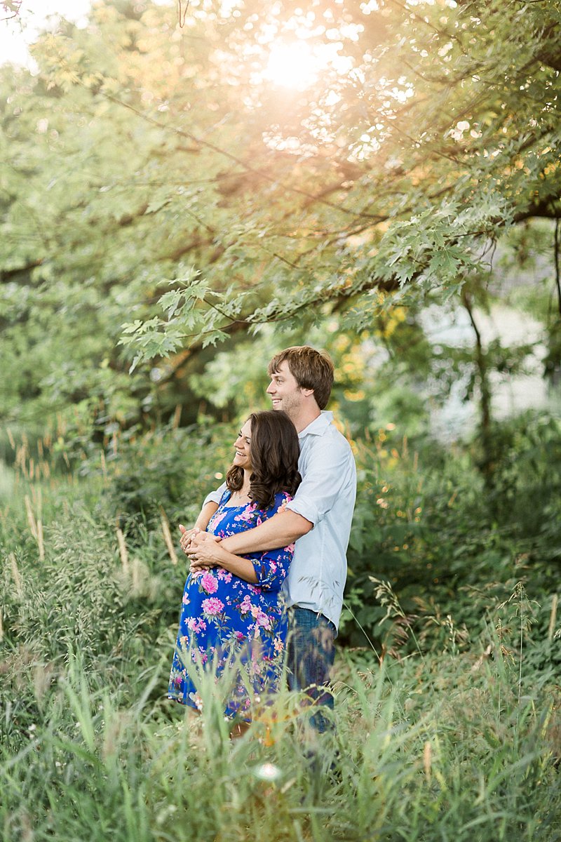Maternity photos in nature - Wisconsin maternity photographer - James Stokes Photography