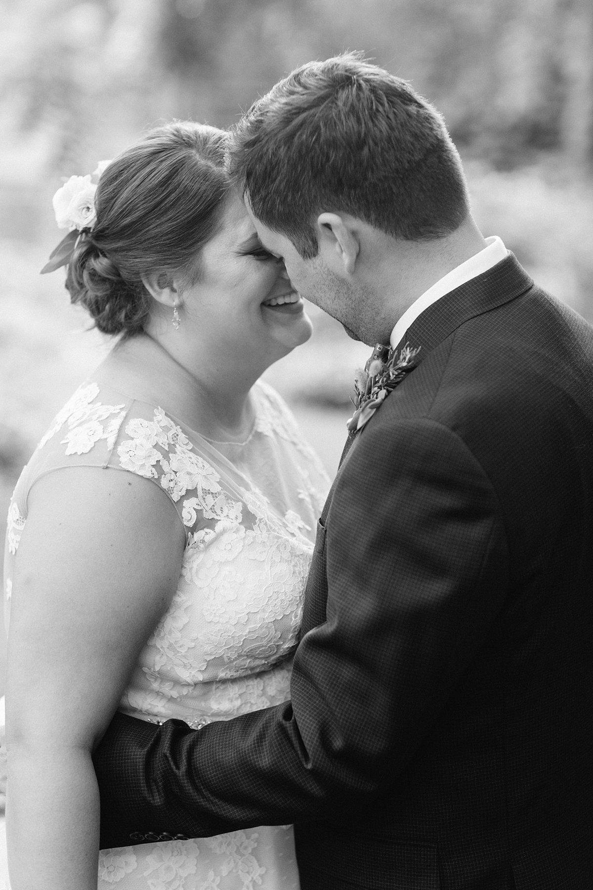 Black and white wedding portrait - James Stokes