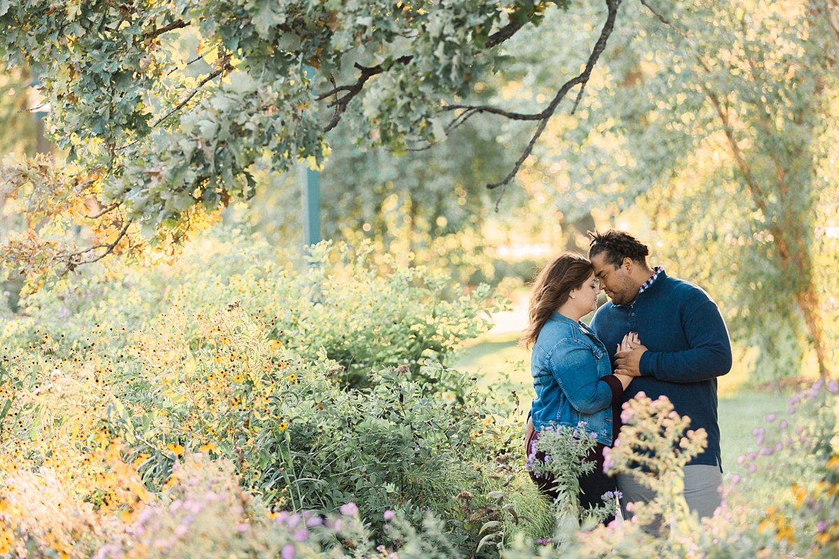 Romantic engagement photo - Midwest photographer