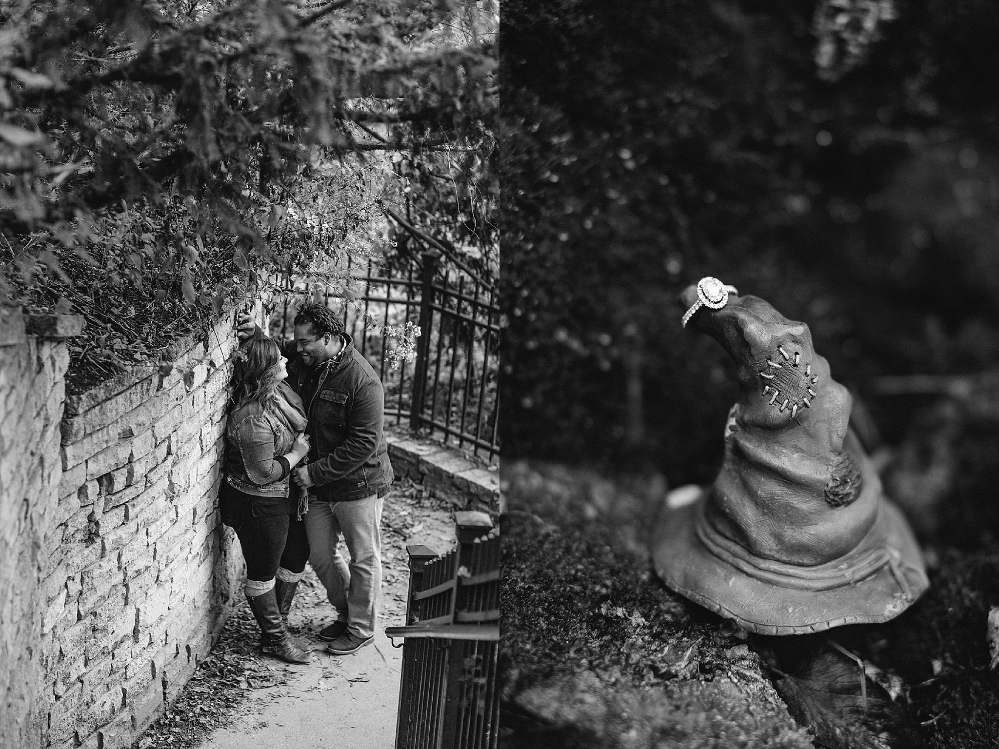 Rustic engagement photos - Wisconsin wedding photographer