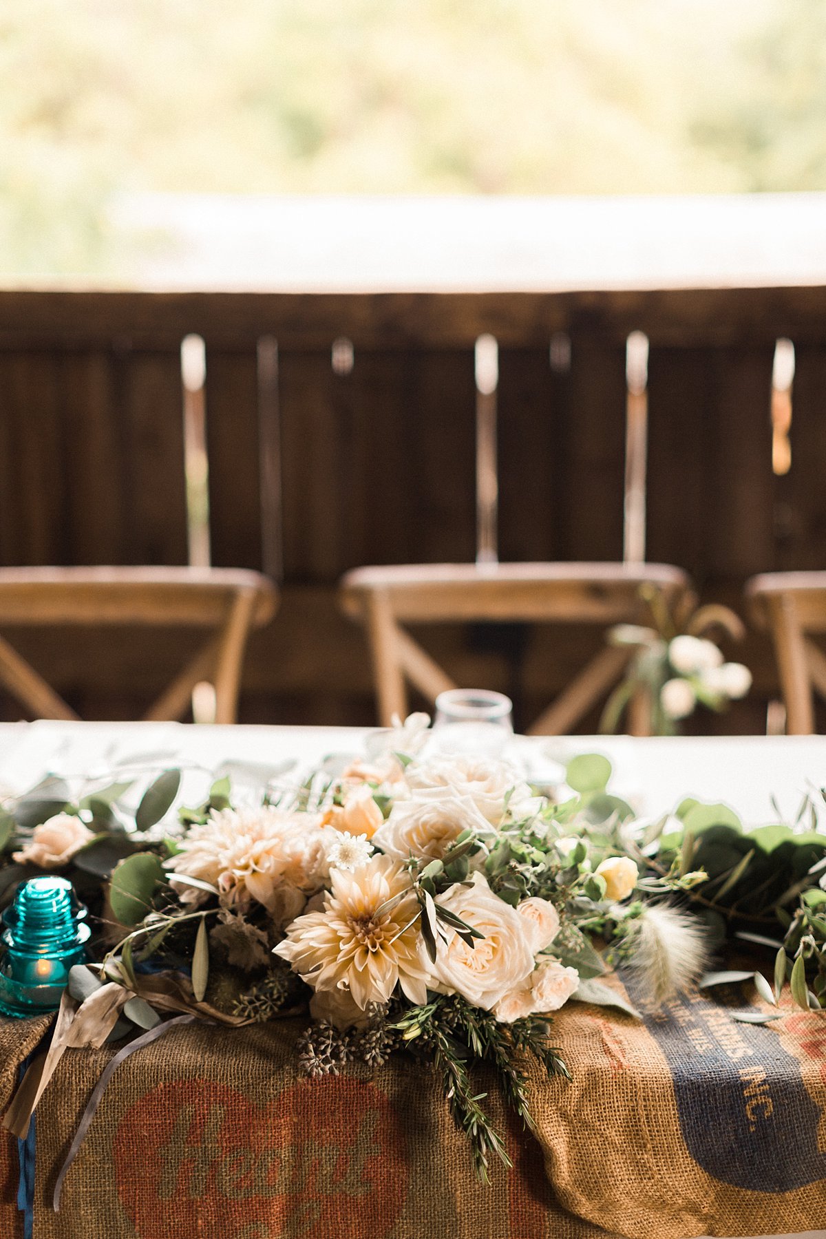 Rustic wedding decor - James Stokes