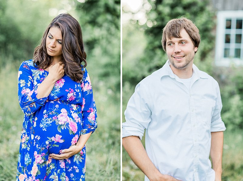 Country inspired maternity photos - Wisconsin family photographer - James Stokes Photography