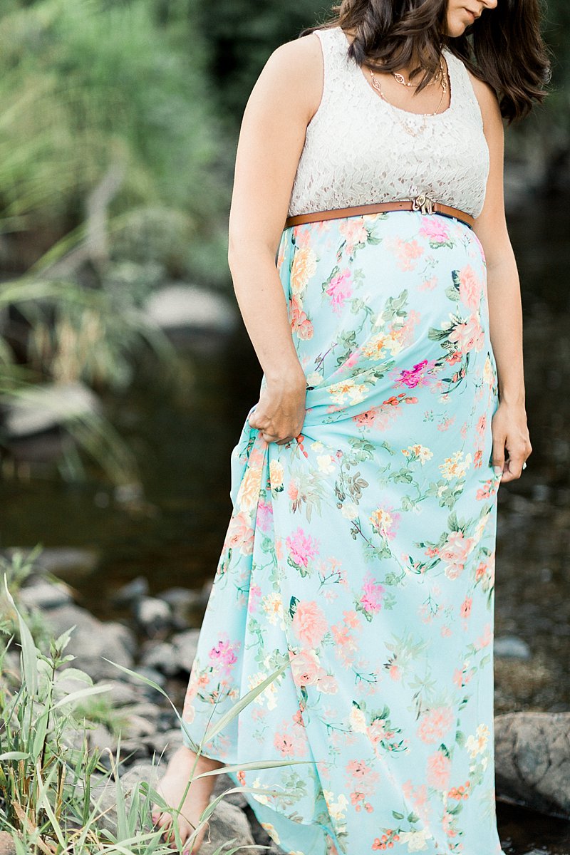 Maternity photos in nature - Wisconsin photographer - James Stokes Photography