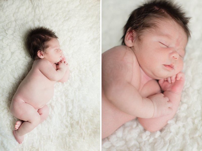 cute baby boy newborn photos - Wisconsin newborn photographer - James Stokes Photography