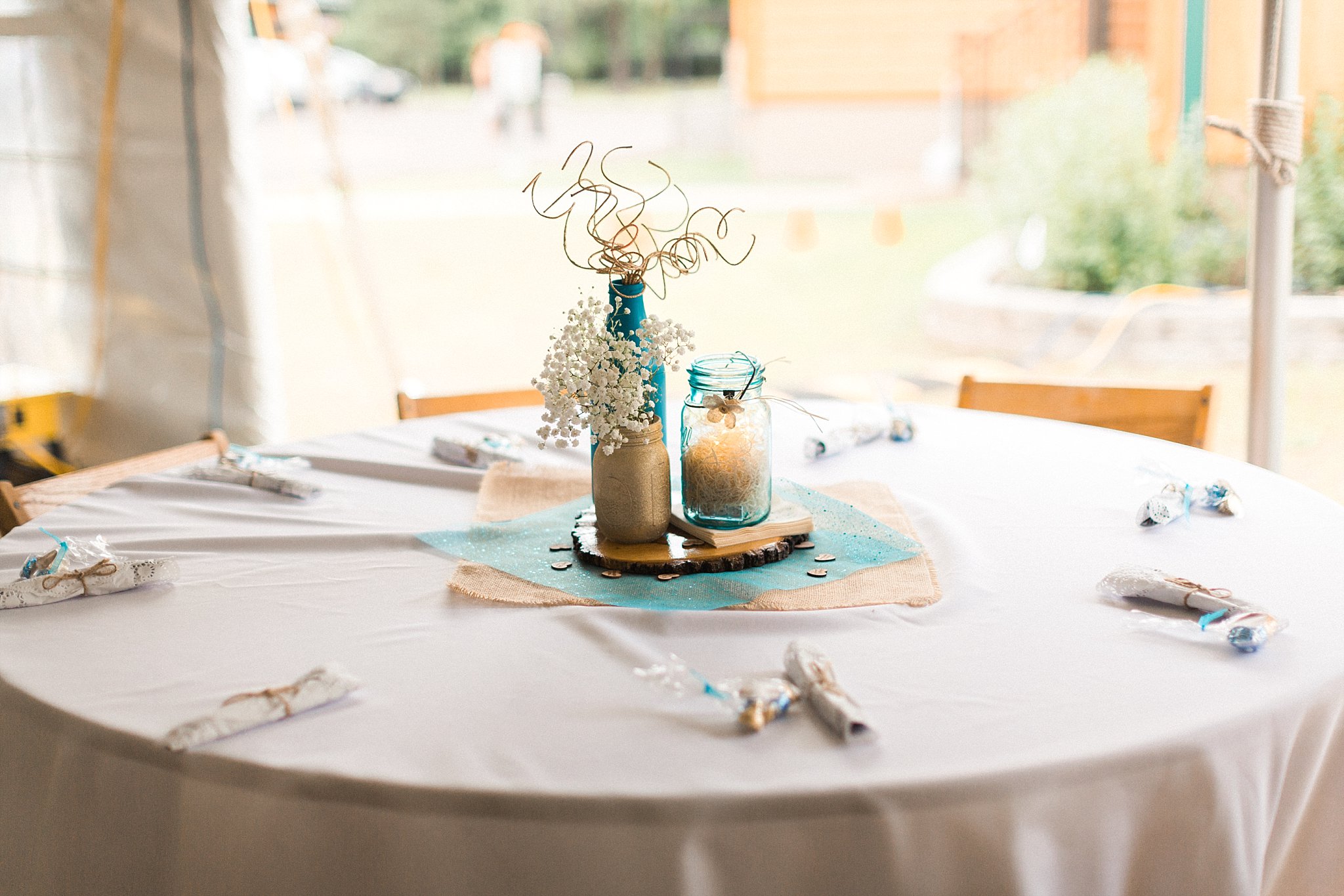 www.james-stokes.com | James Stokes Photography, LLC - simple wedding reception decor - country wedding photographer