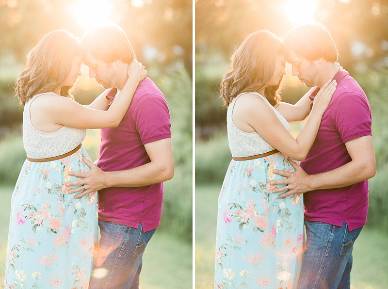 sunset maternity photos - Wisconsin family photographer - James Stokes Photography