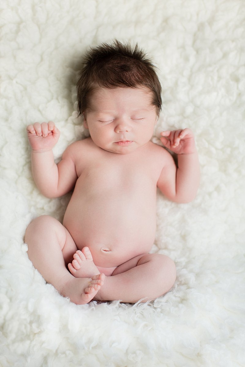 cute newborn photos - Wisconsin newborn photographer - James Stokes Photography