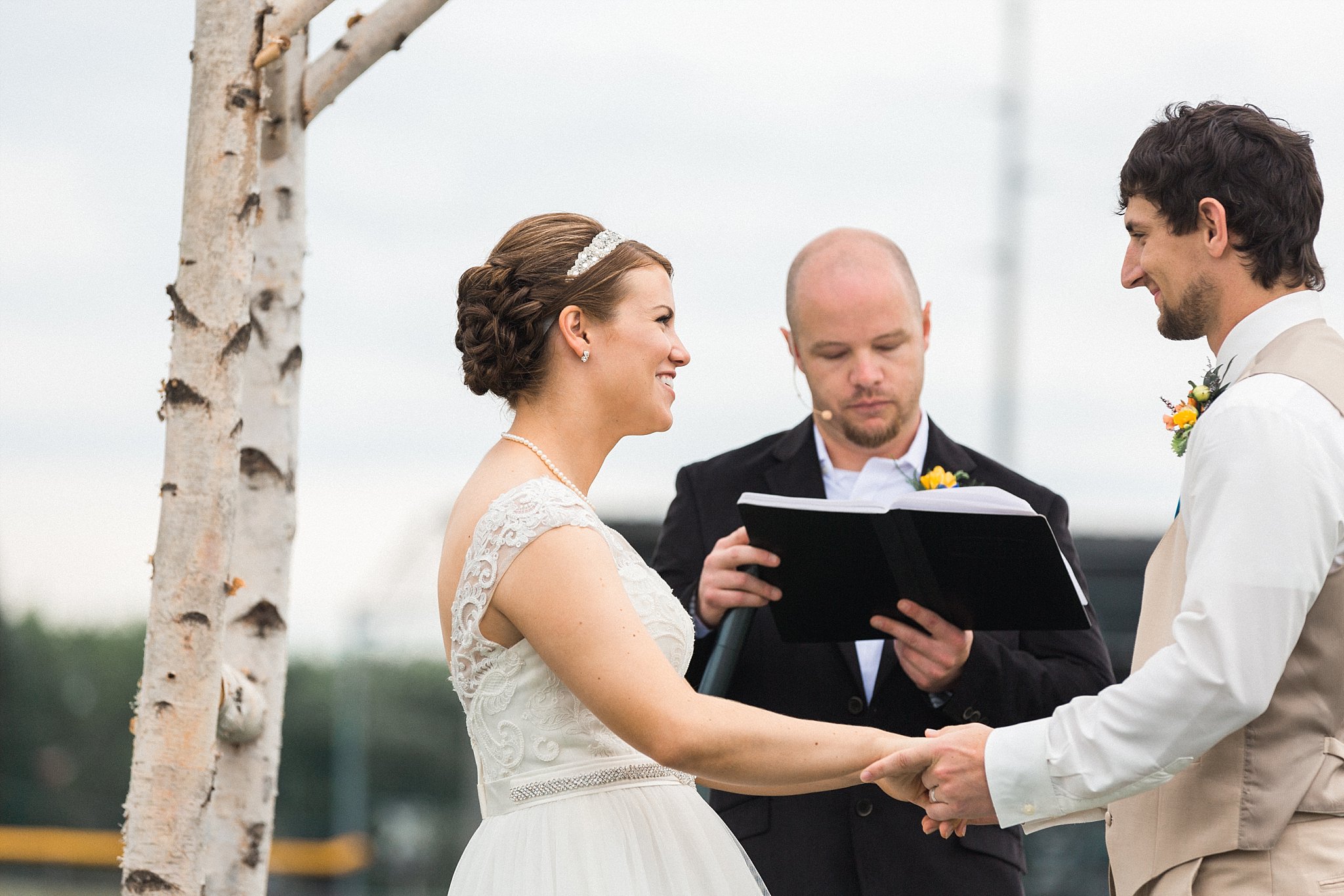 www.james-stokes.com | James Stokes Photography, LLC - Rustic wedding ceremony photo by Wisconsin wedding photographer