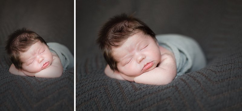 cute newborn baby photos - Wisconsin newborn photographer - James Stokes Photography