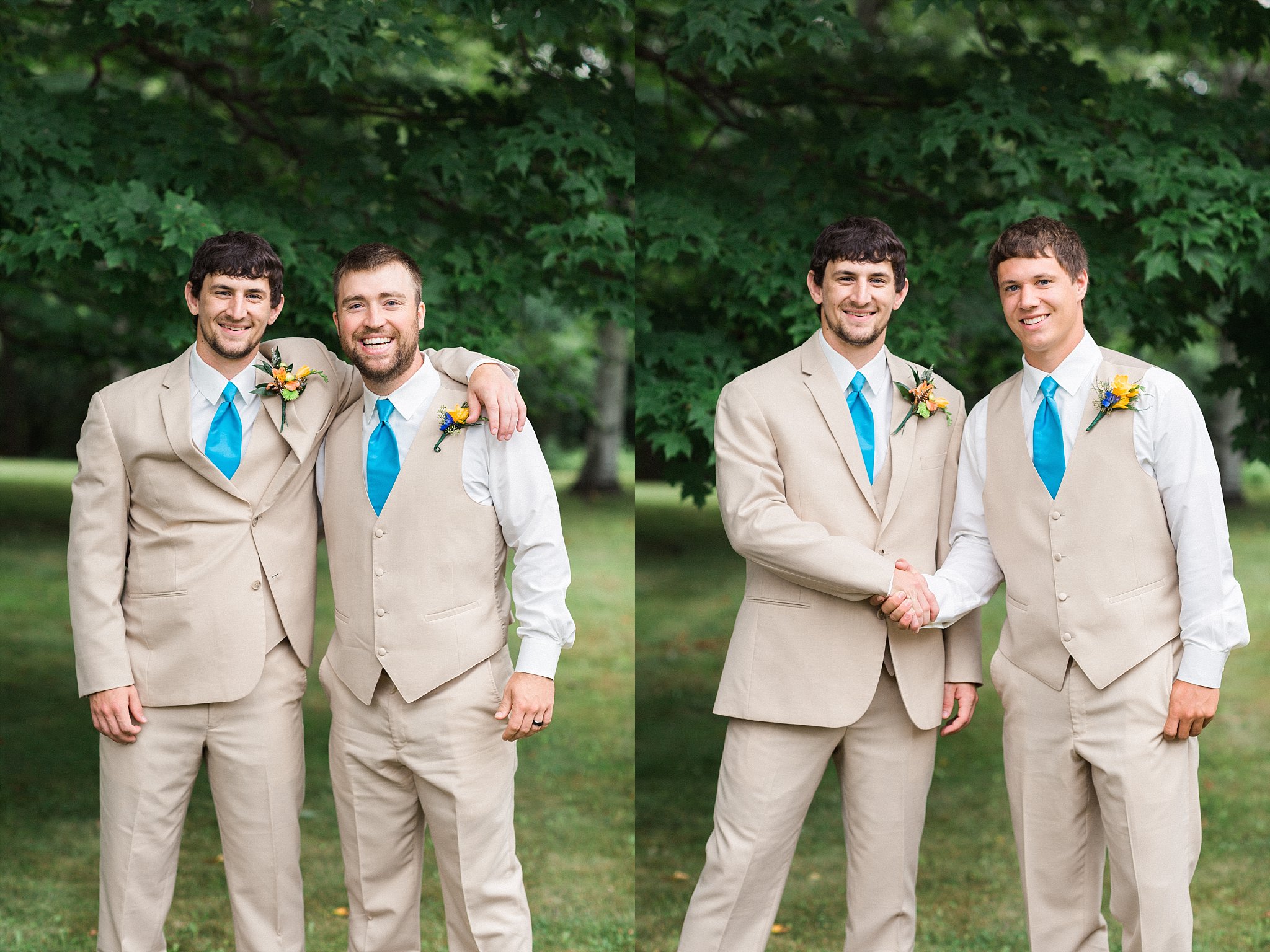 www.james-stokes.com | James Stokes Photography, LLC - photo of groom and groomsmen by Wisconsin wedding photographer