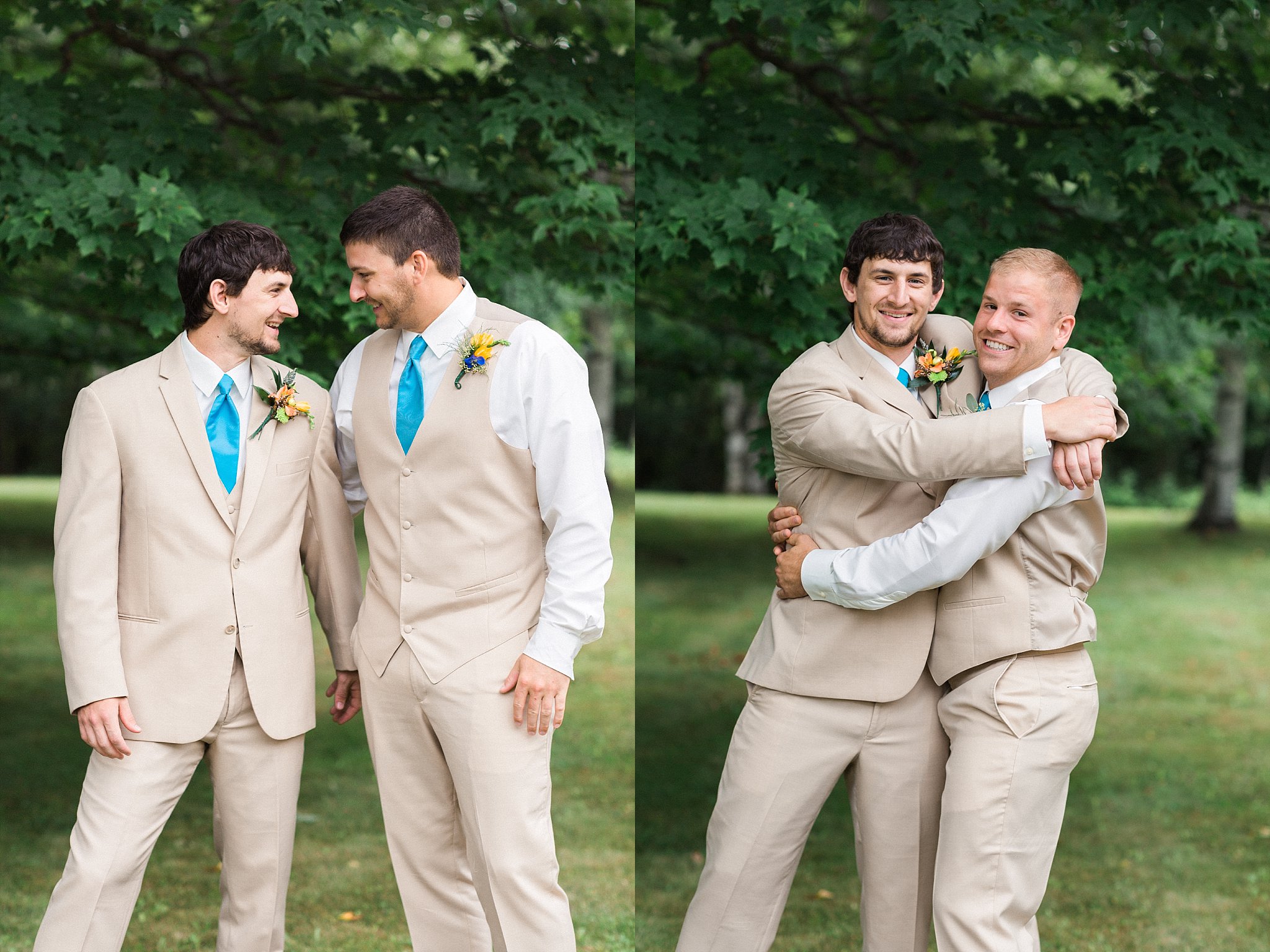 www.james-stokes.com | James Stokes Photography, LLC - fun wedding photo of groom by Wisconsin wedding photographer