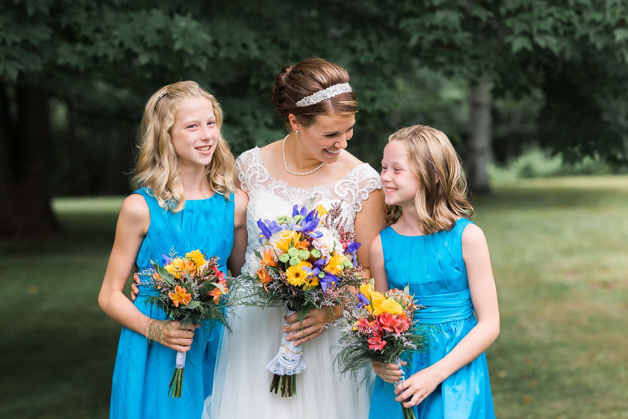 www.james-stokes.com | James Stokes Photography, LLC - Bride and flower girls - Wisconsin wedding photographer