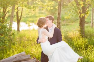 Sunset photo during full day and half day wedding photography shoot in Wisconsin.