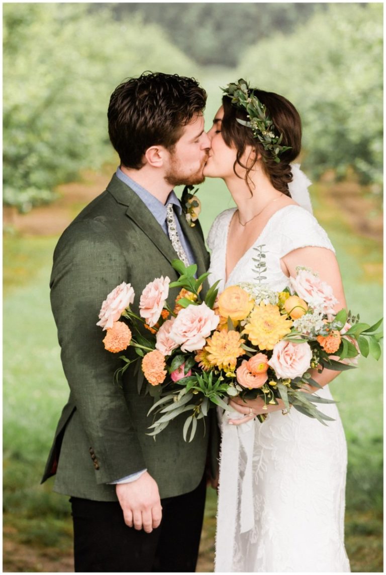 Chase & Elise // Dixon's Apple Orchard Cadott Wisconsin Wedding James