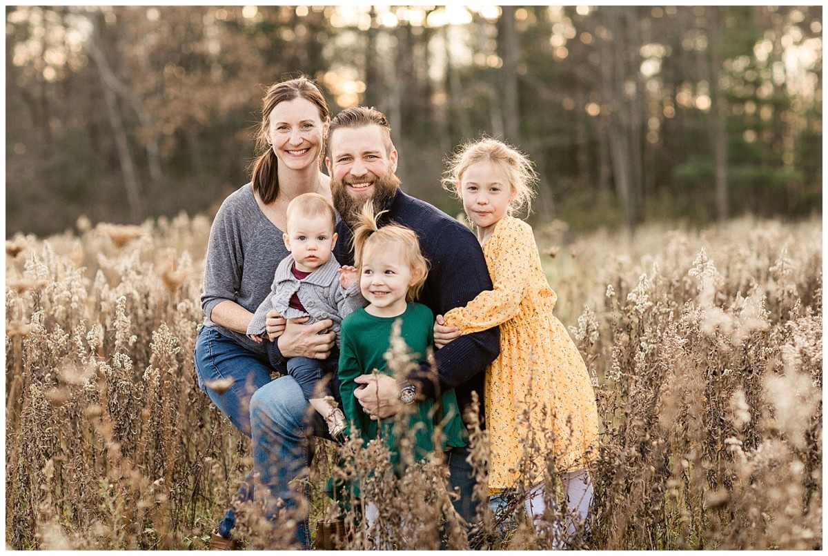 Northern Wisconsin Outdoor Family Photo