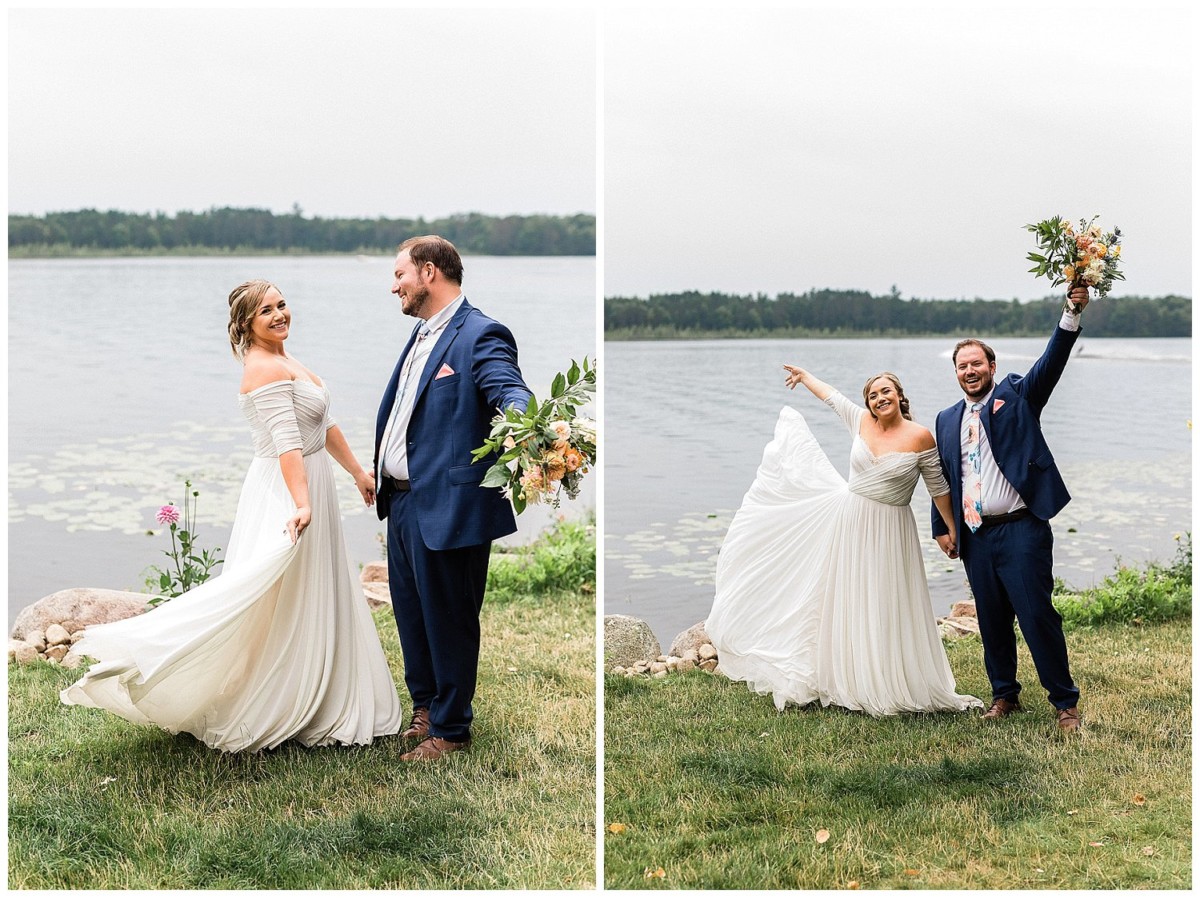 Family Cabin Pickerel Wedding