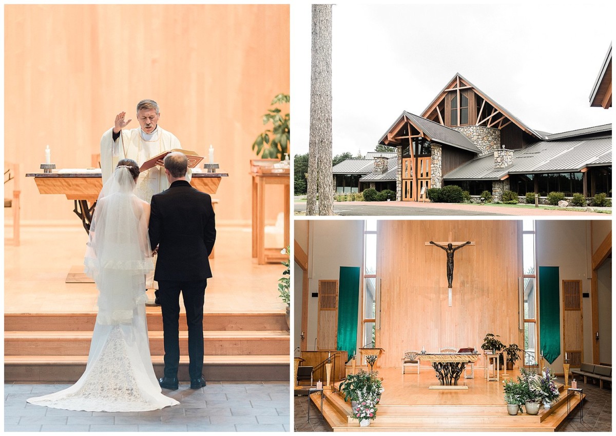 Holy Family Catholic Church Wisconsin Wedding