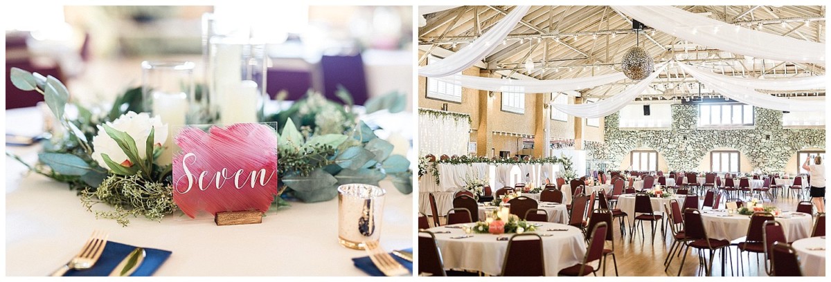 wedding reception decor