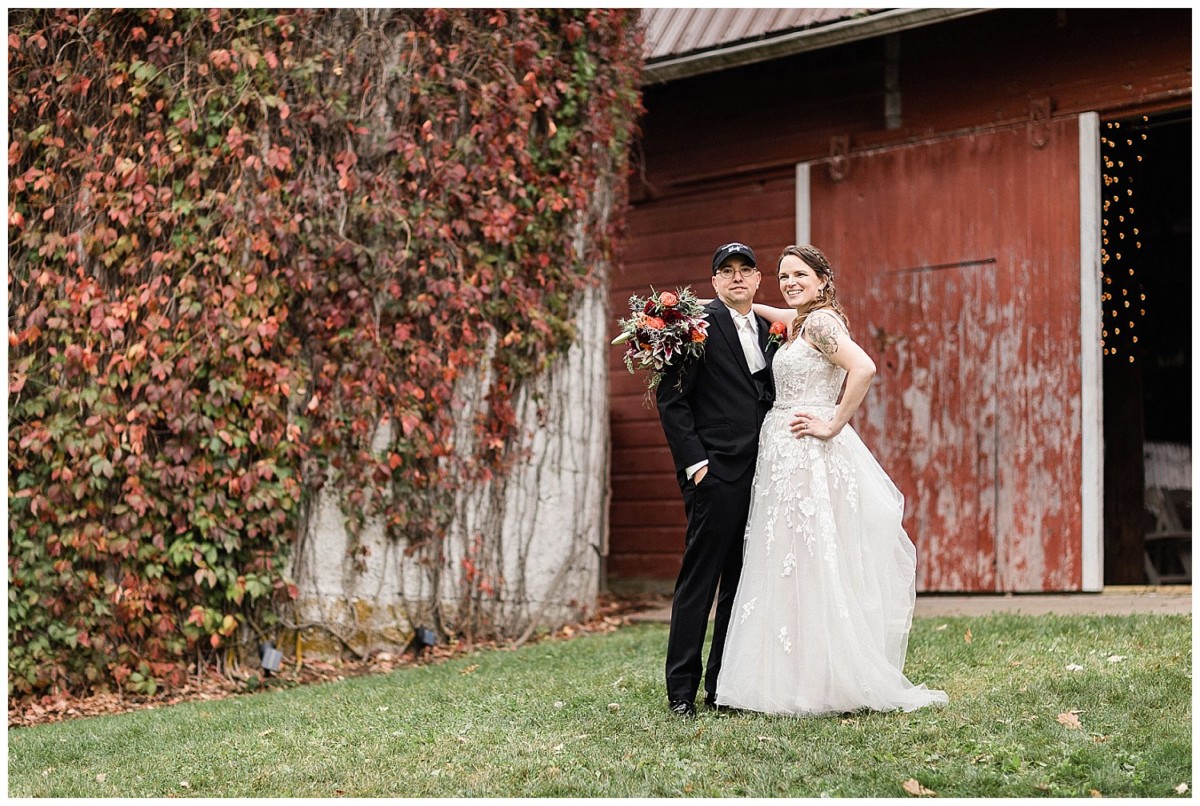 Amber & Steven // Munson Bridge Winery Withee WI Wedding