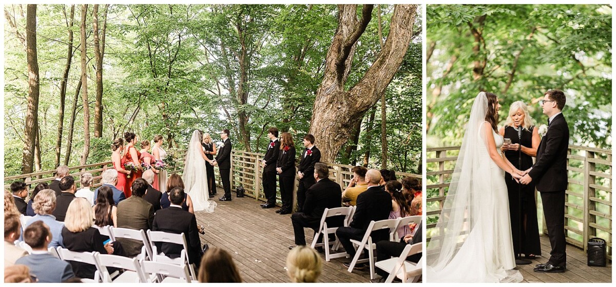 Schlitz Audubon Nature Center wedding