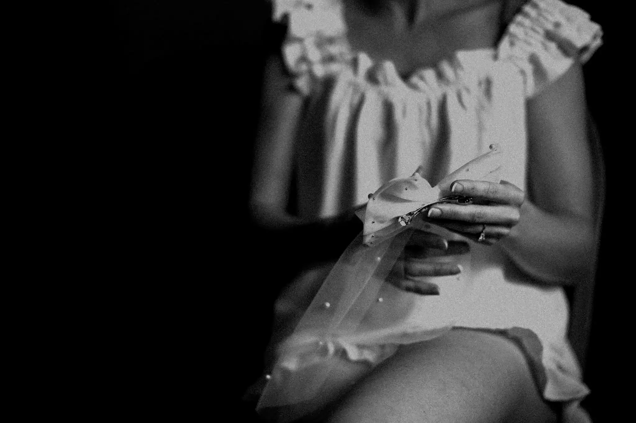 Bridal detail photography at intimate backyard wedding, Wisconsin Dells